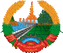 Titel: Wappen Laos