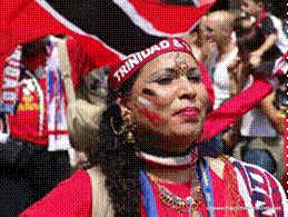 Titel: FUSSBALL FAN AUS TRINIDAD